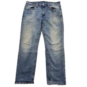 Levis 541 Jeans Mens 36x32 Blue Medium Wash Athletic Tapered Leg Denim Pants